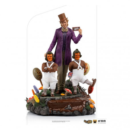 Iron Studios - Willy Wonka Charlie y la Fábrica de Chocolate (1971) Estatuilla Deluxe Art Scale 1/10
