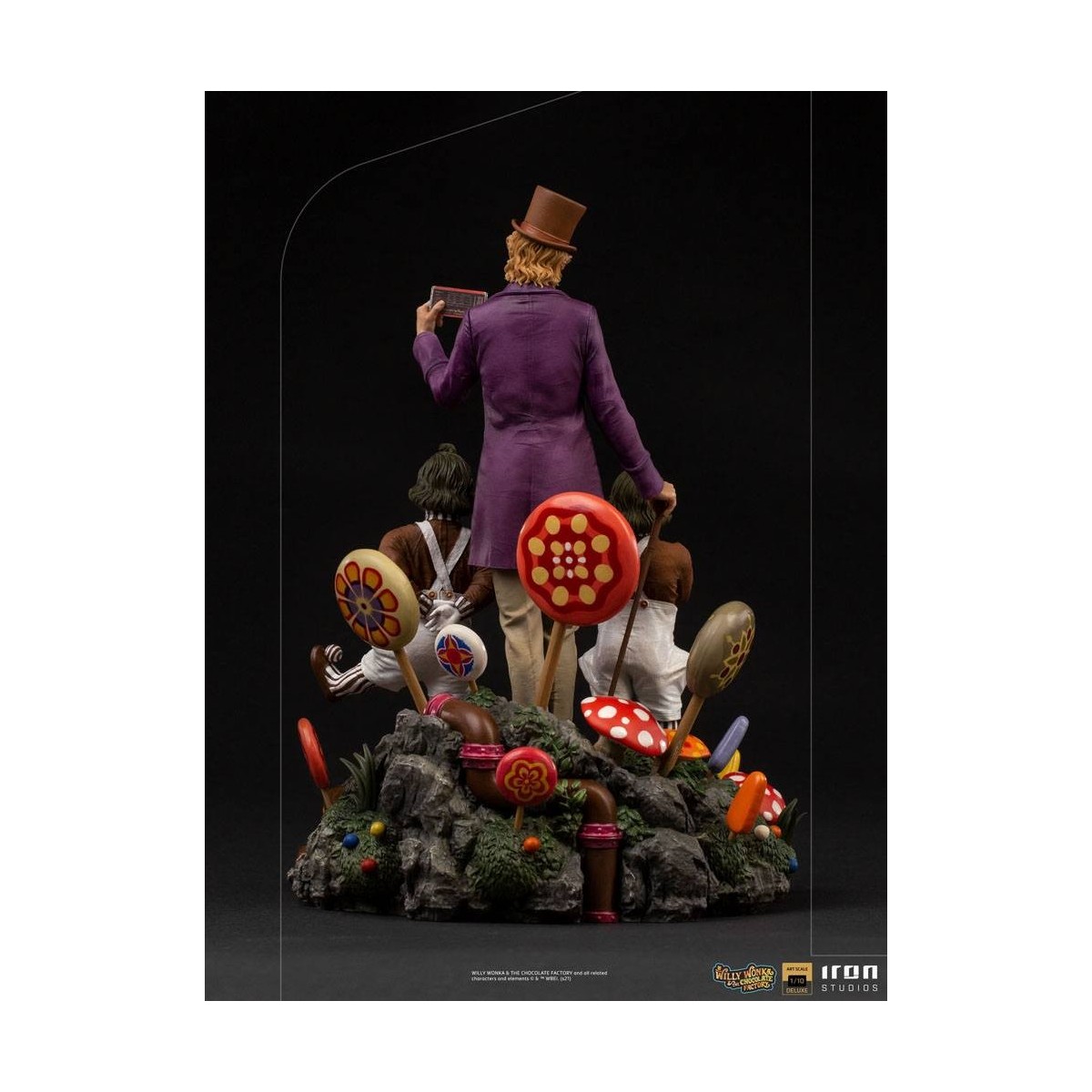 Iron Studios - Willy Wonka Charlie y la Fábrica de Chocolate (1971) Estatuilla Deluxe Art Scale 1/10