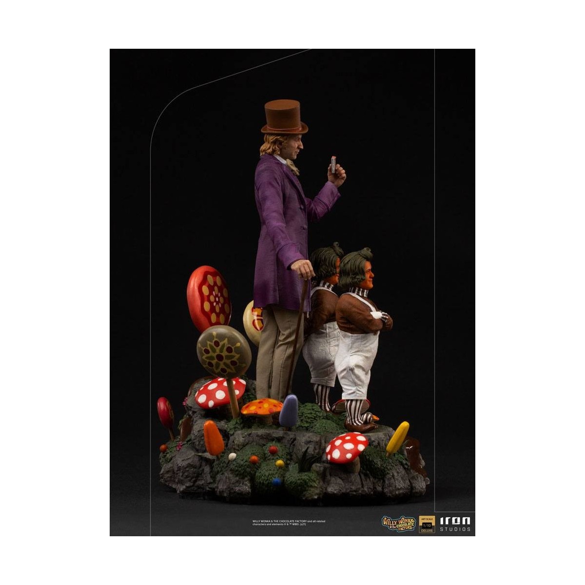 Iron Studios - Willy Wonka Charlie y la Fábrica de Chocolate (1971) Estatuilla Deluxe Art Scale 1/10