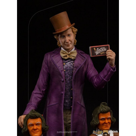 Iron Studios - Willy Wonka Charlie y la Fábrica de Chocolate (1971) Estatuilla Deluxe Art Scale 1/10