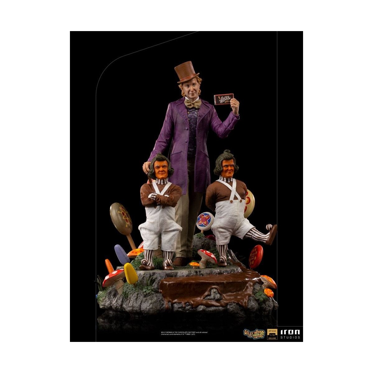 Iron Studios - Willy Wonka Charlie y la Fábrica de Chocolate (1971) Estatuilla Deluxe Art Scale 1/10