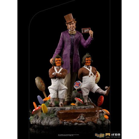 Iron Studios - Willy Wonka Charlie y la Fábrica de Chocolate (1971) Estatuilla Deluxe Art Scale 1/10