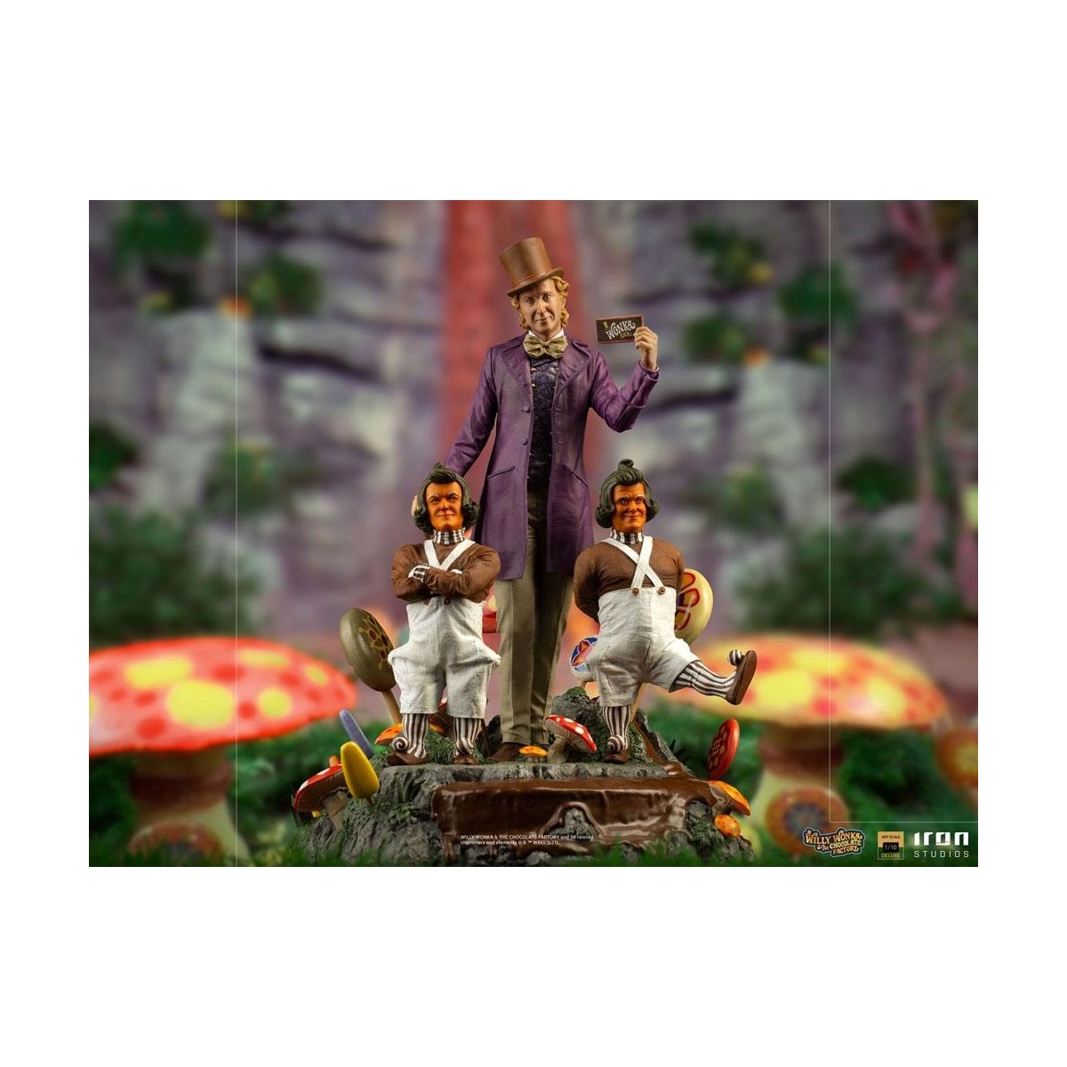 Iron Studios - Willy Wonka Charlie y la Fábrica de Chocolate (1971) Estatuilla Deluxe Art Scale 1/10