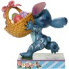 Disney Traditions Lilo y Stich - Stitch corriendo con la cesta de Pascua