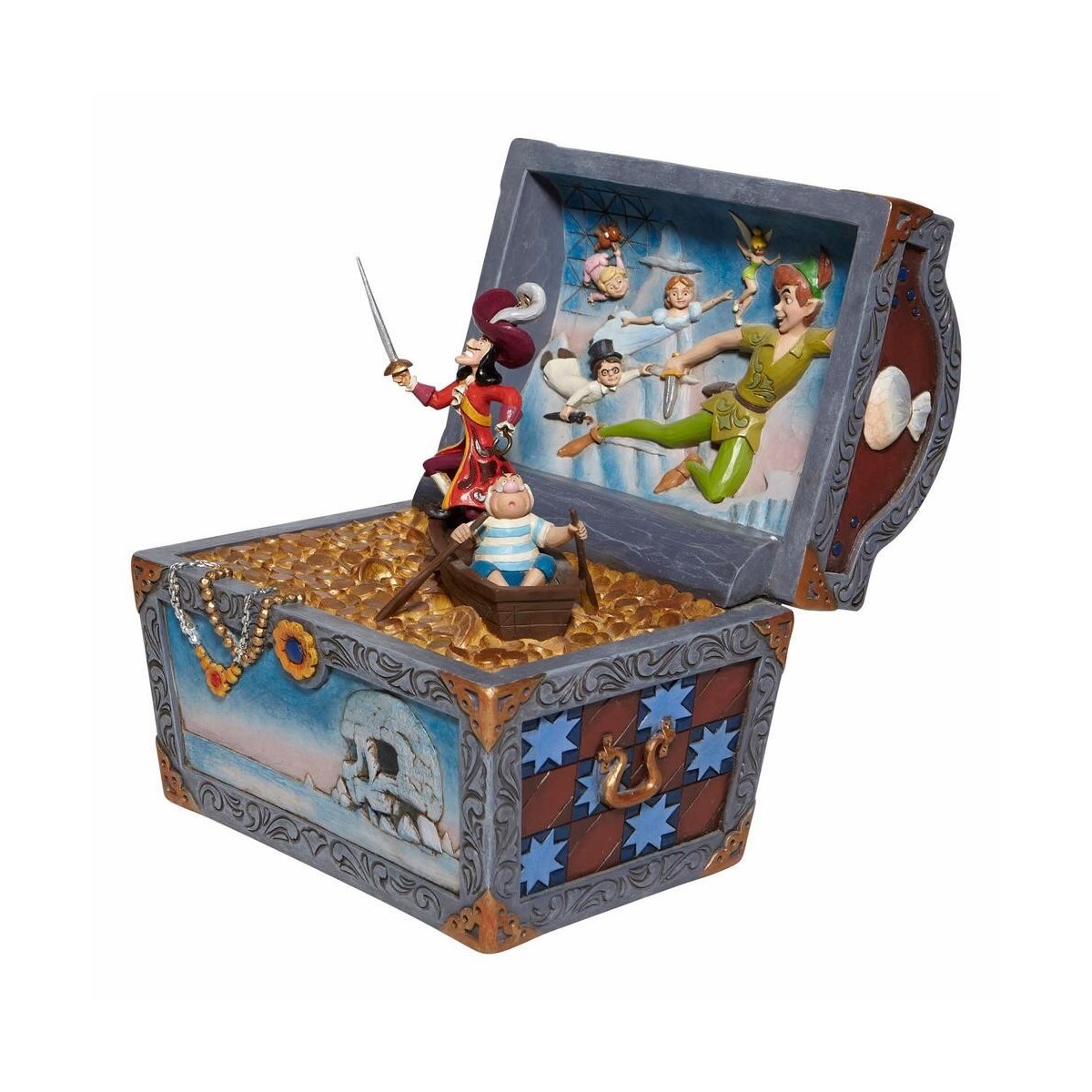 Enesco - Peter Pan "Retablo del Tesoro" - Tradición Disney por Jim Shore