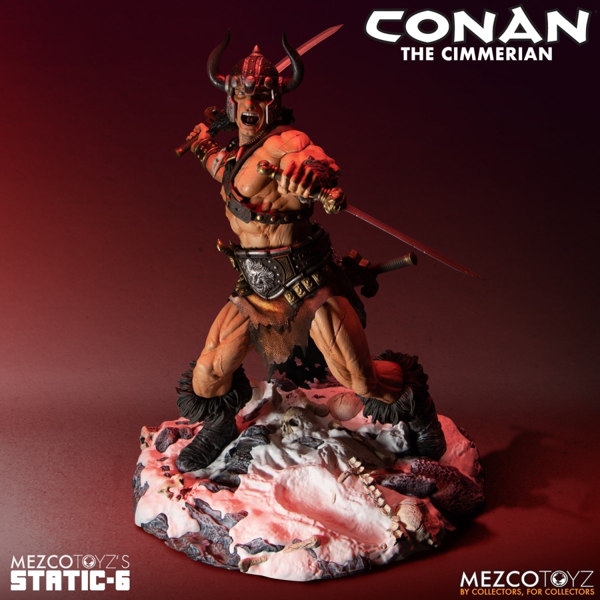 Mezco - Static 6 - Estatua de Conan el Cimerio 1/6