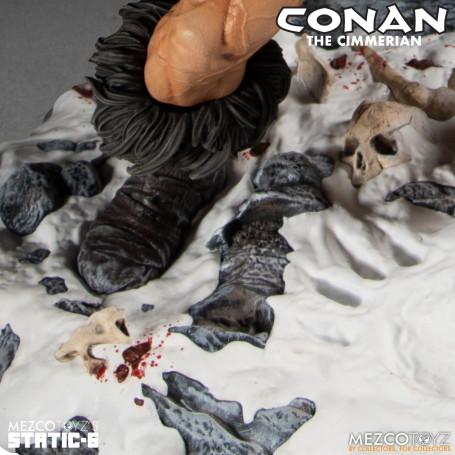 Mezco - Static 6 - Estatua de Conan el Cimerio 1/6