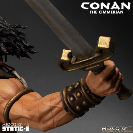 Mezco - Static 6 - Estatua de Conan el Cimerio 1/6