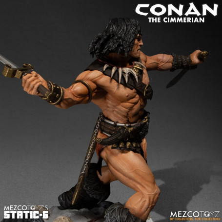 Mezco - Static 6 - Estatua de Conan el Cimerio 1/6