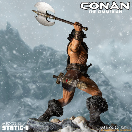 Mezco - Static 6 - Estatua de Conan el Cimerio 1/6