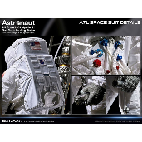 Blitzway - Astronauta Apolo 11: LM-5 A7L ver. 1/4 - Hybrid Superb Scale