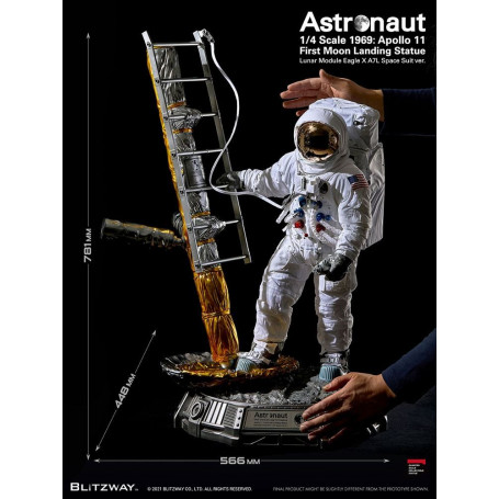 Blitzway - Astronauta Apolo 11: LM-5 A7L ver. 1/4 - Hybrid Superb Scale