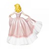 Disney Haute Couture - Cenicienta en vestido rosa