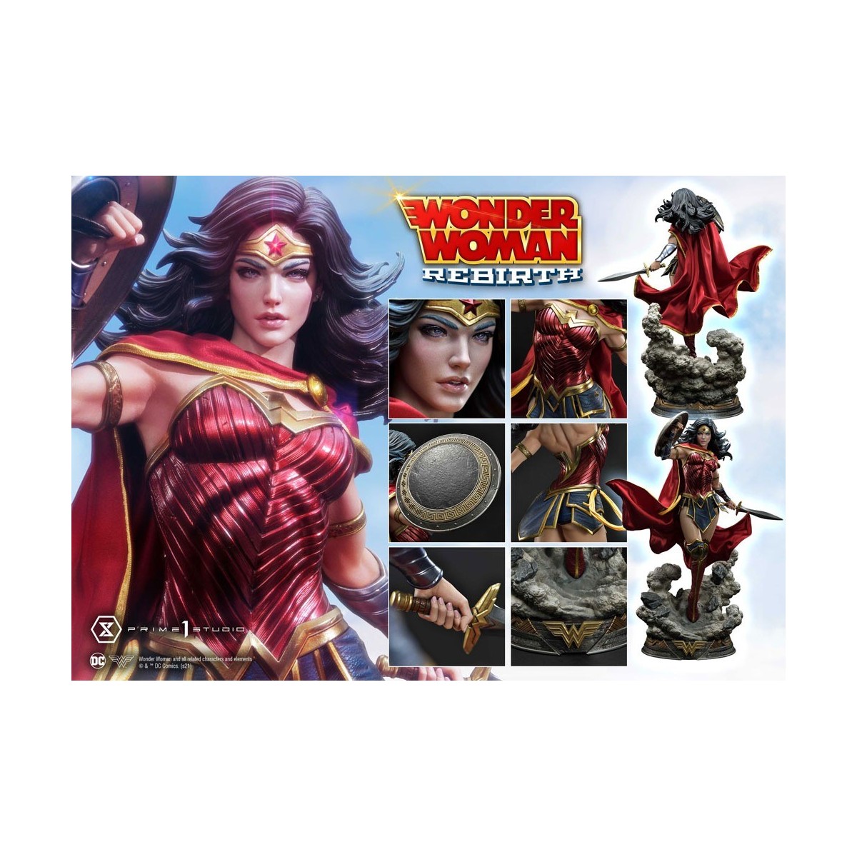 Prime 1 Estudio DC Wonder Woman Rebirth 1/3