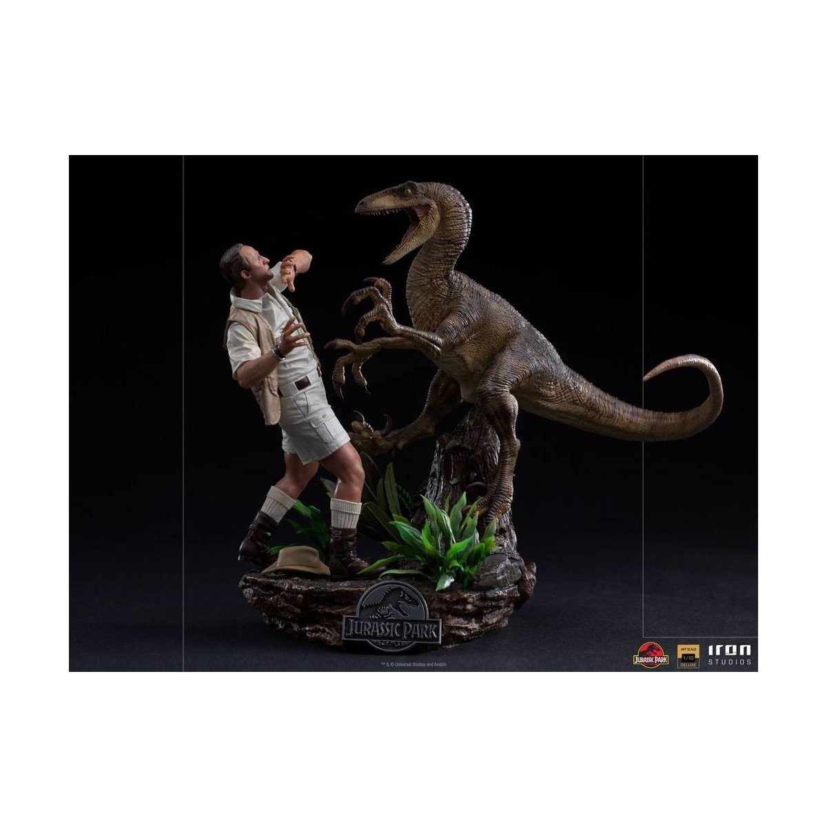 Iron Studios - Clever Girl - Jurassic Park 1/10 Deluxe Art Scale