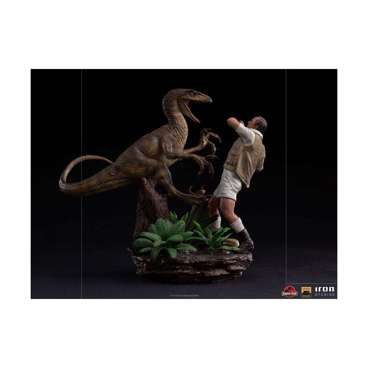 Iron Studios - Clever Girl - Jurassic Park 1/10 Deluxe Art Scale