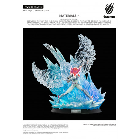 Estatua de Tsume HQS Saint Seiya - Swan Hyoga - Cygnus Hyoga