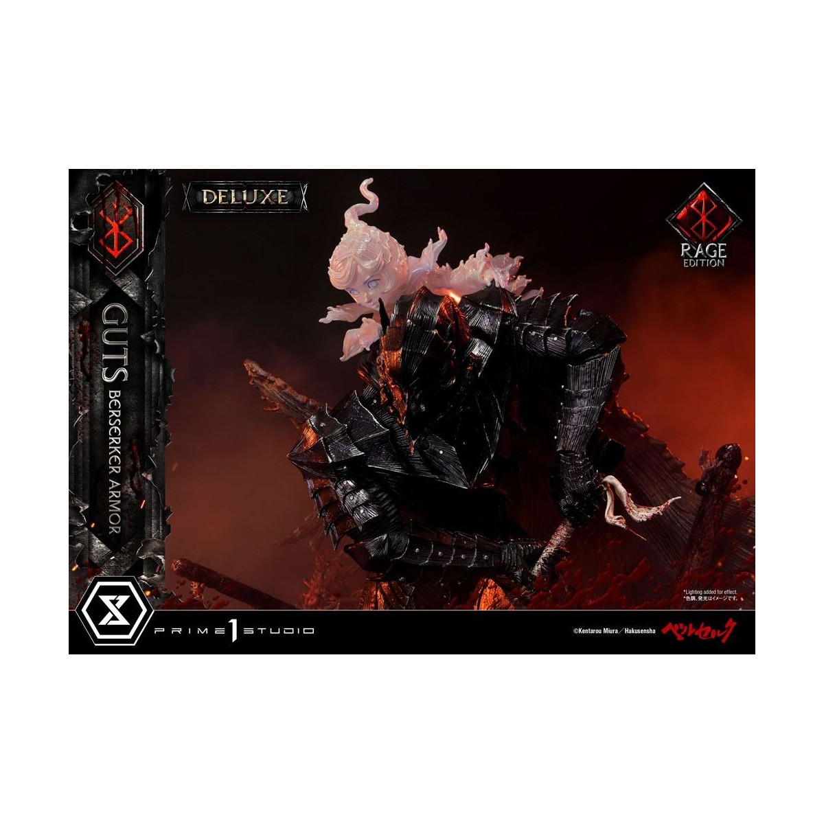 Prime 1 Studio Berserk - Guts Berserker Armor "Rage Edition" 1/4 - Versión Deluxe
