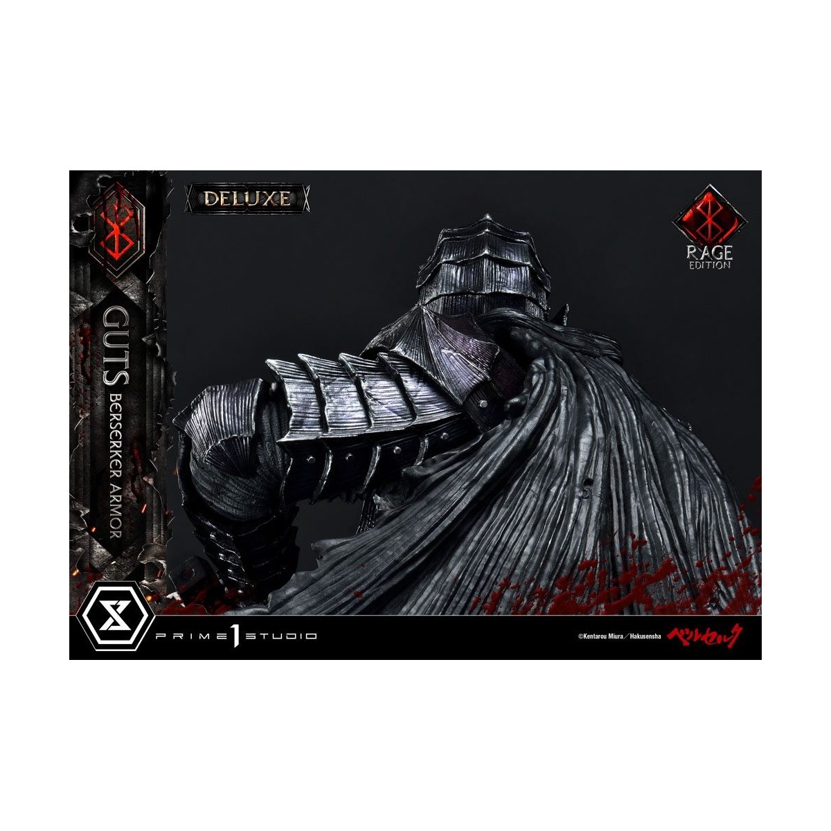 Prime 1 Studio Berserk - Guts Berserker Armor "Rage Edition" 1/4 - Versión Deluxe