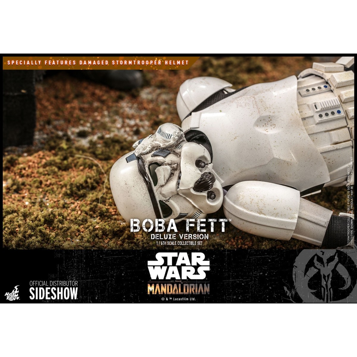 Hot Toys Star Wars El Mandaloriano Boba Fett Versión Deluxe 1/6 Obra Maestra de la Película