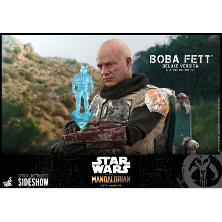 Hot Toys Star Wars El Mandaloriano Boba Fett Versión Deluxe 1/6 Obra Maestra de la Película