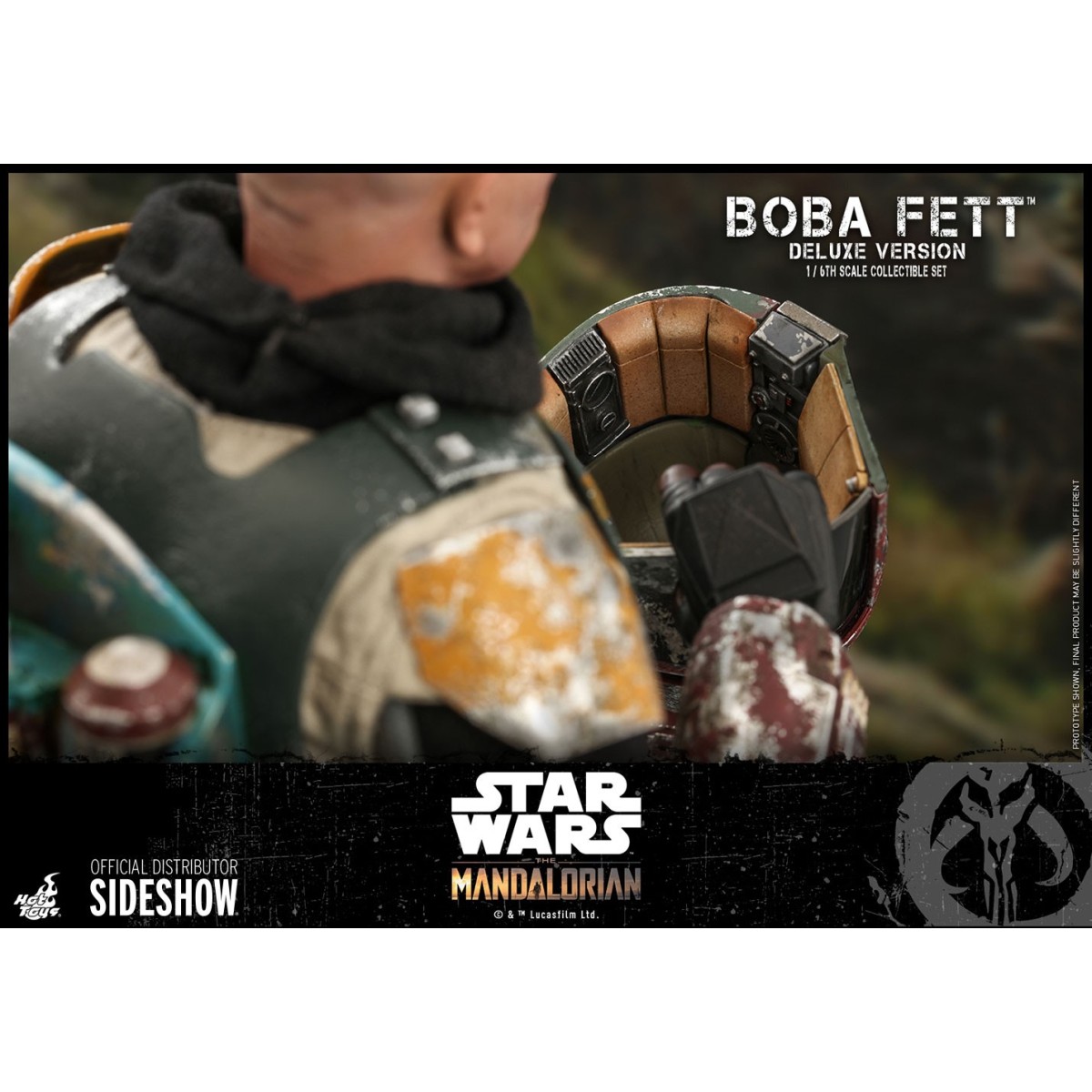 Hot Toys Star Wars El Mandaloriano Boba Fett Versión Deluxe 1/6 Obra Maestra de la Película