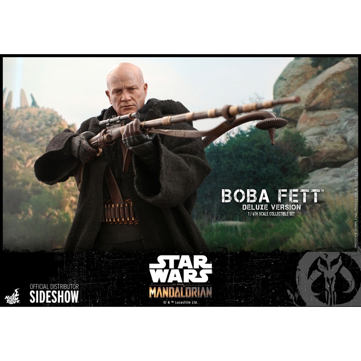 Hot Toys Star Wars El Mandaloriano Boba Fett Versión Deluxe 1/6 Obra Maestra de la Película