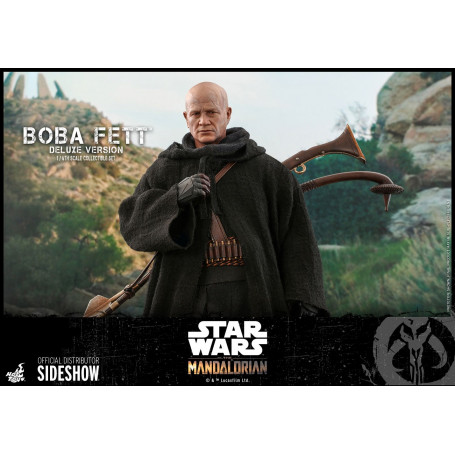 Hot Toys Star Wars El Mandaloriano Boba Fett Versión Deluxe 1/6 Obra Maestra de la Película