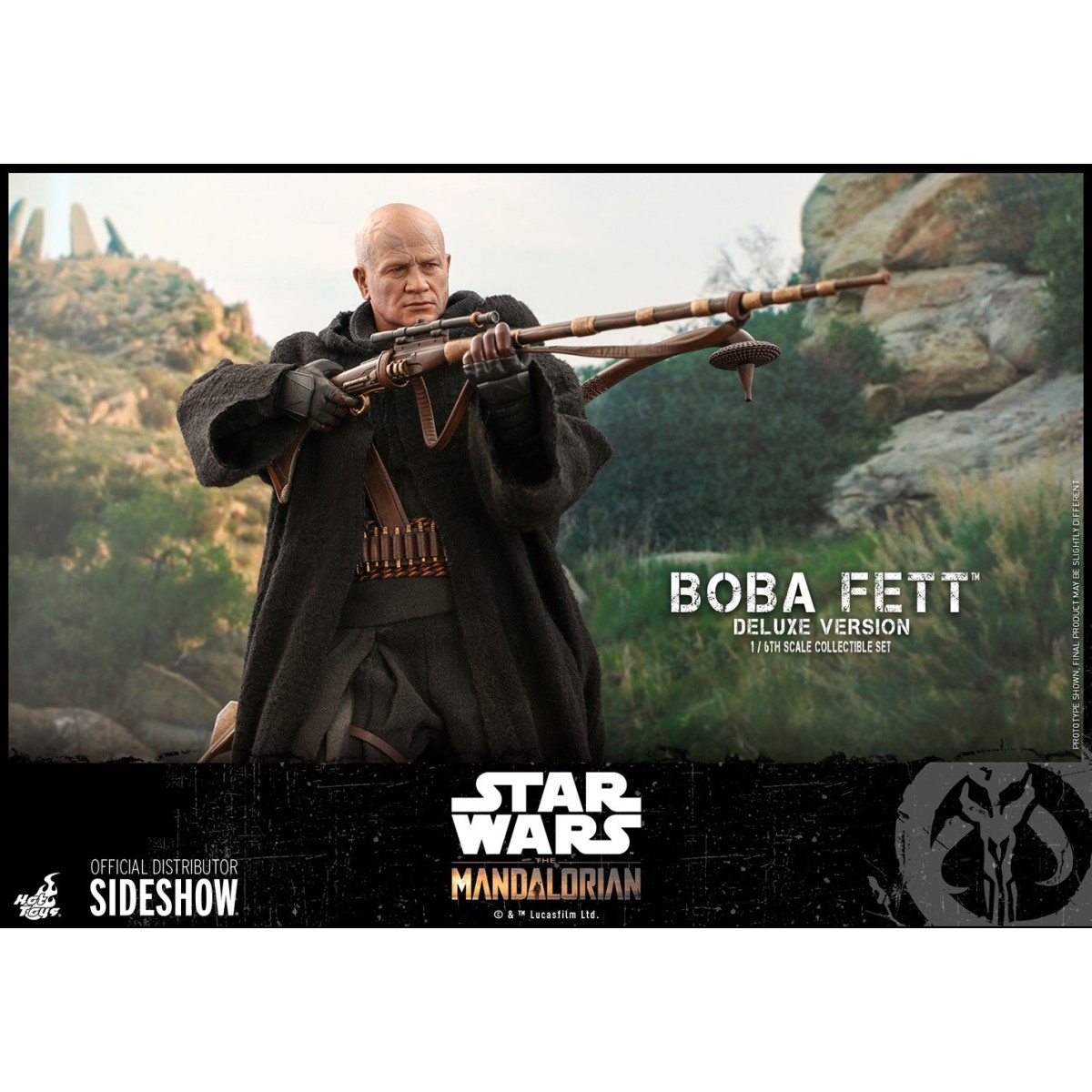 Hot Toys Star Wars El Mandaloriano Boba Fett Versión Deluxe 1/6 Obra Maestra de la Película