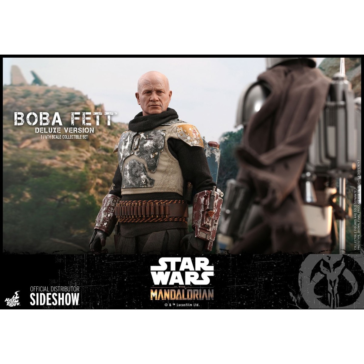 Hot Toys Star Wars El Mandaloriano Boba Fett Versión Deluxe 1/6 Obra Maestra de la Película