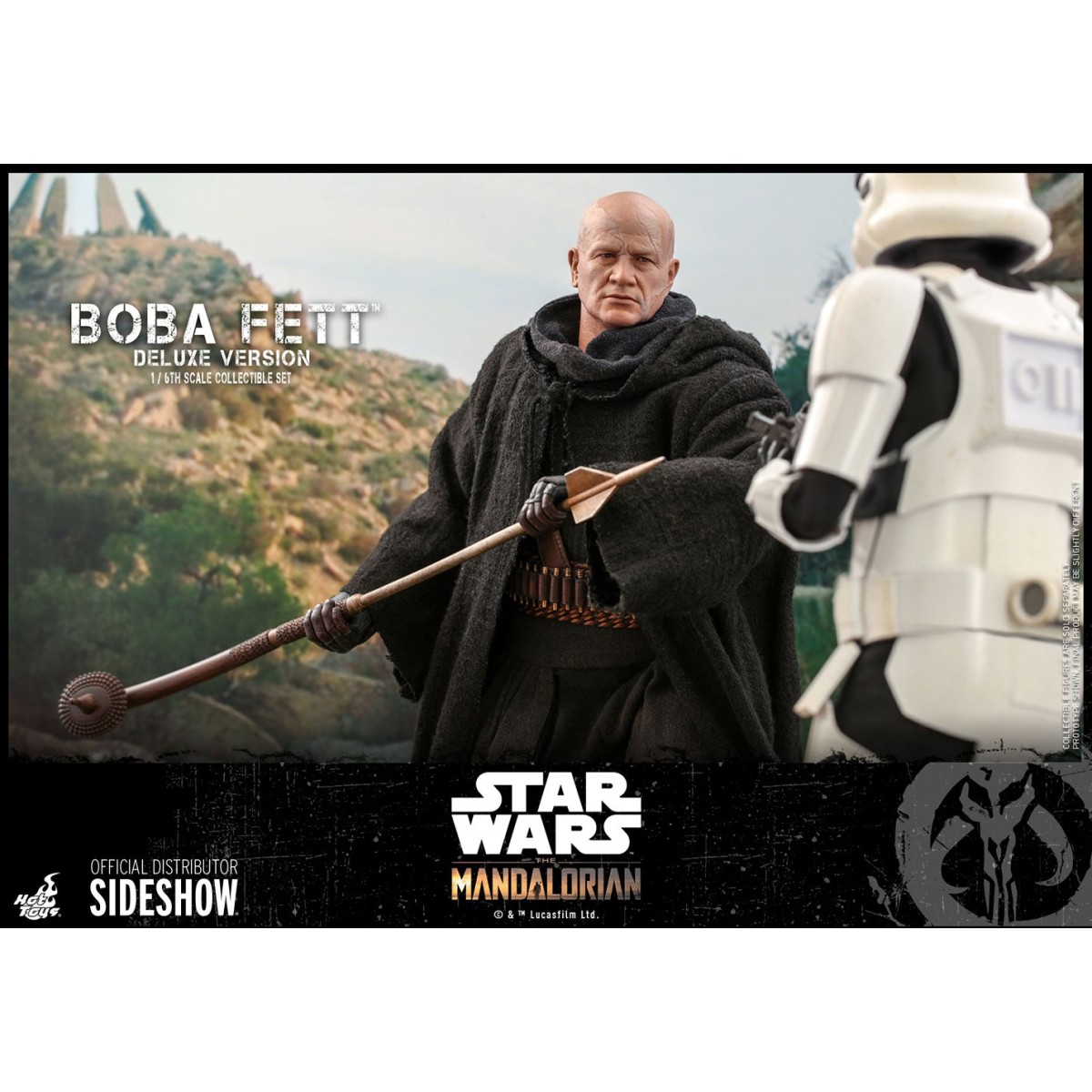 Hot Toys Star Wars El Mandaloriano Boba Fett Versión Deluxe 1/6 Obra Maestra de la Película