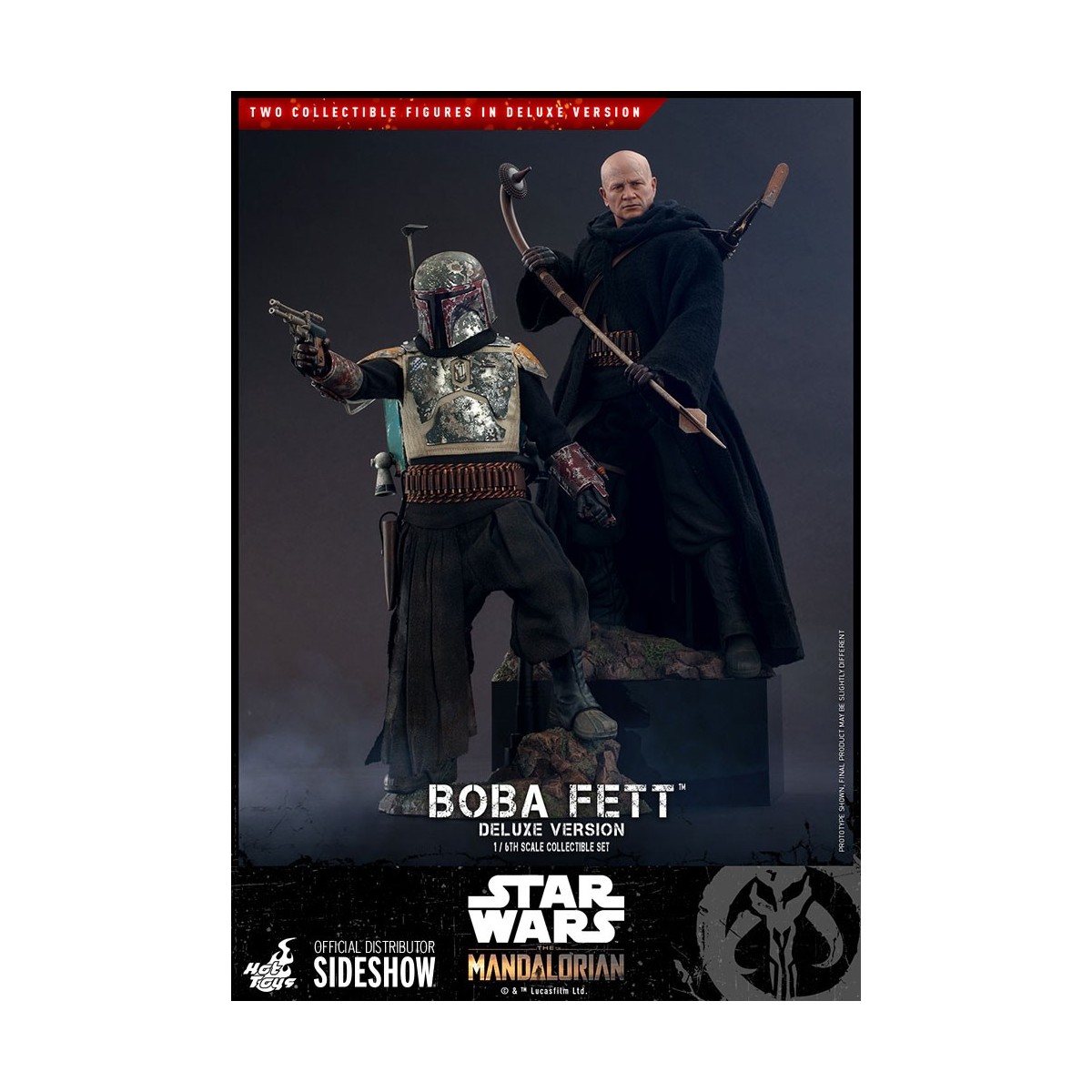 Hot Toys Star Wars El Mandaloriano Boba Fett Versión Deluxe 1/6 Obra Maestra de la Película