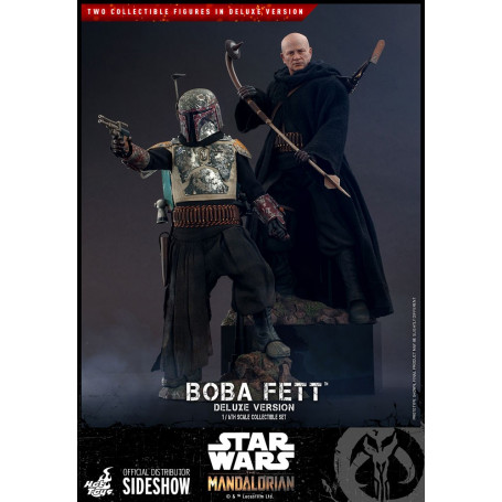Hot Toys Star Wars El Mandaloriano Boba Fett Versión Deluxe 1/6 Obra Maestra de la Película