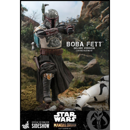 Hot Toys Star Wars El Mandaloriano Boba Fett Versión Deluxe 1/6 Obra Maestra de la Película