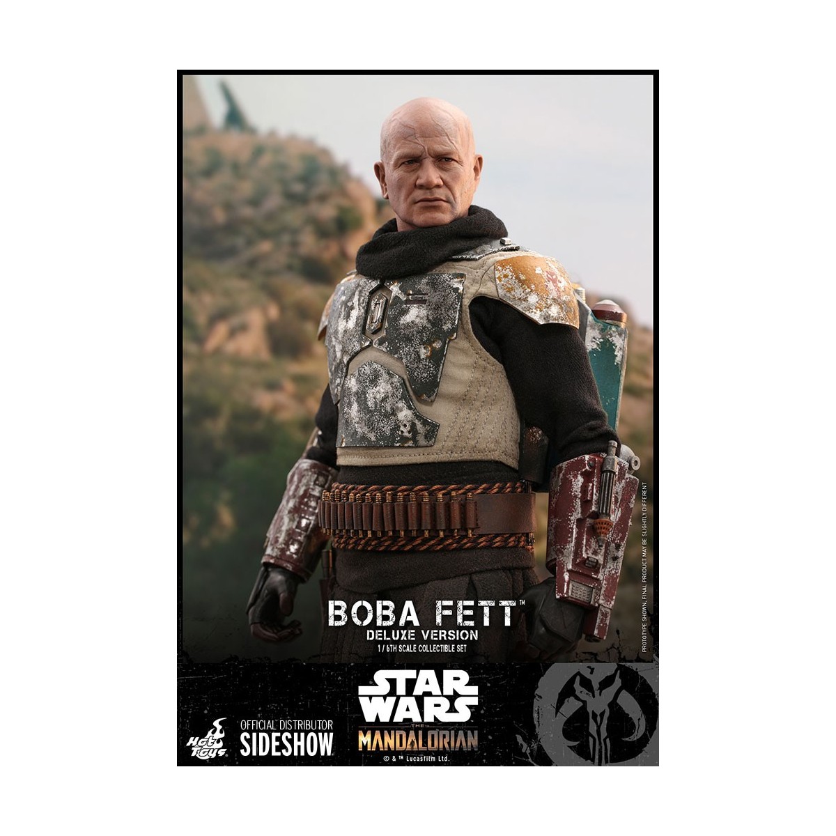 Hot Toys Star Wars El Mandaloriano Boba Fett Versión Deluxe 1/6 Obra Maestra de la Película