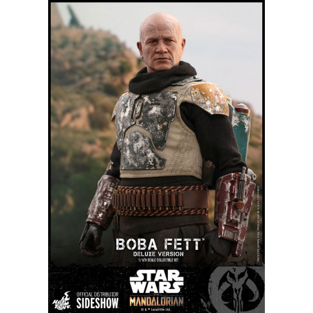Hot Toys Star Wars El Mandaloriano Boba Fett Versión Deluxe 1/6 Obra Maestra de la Película