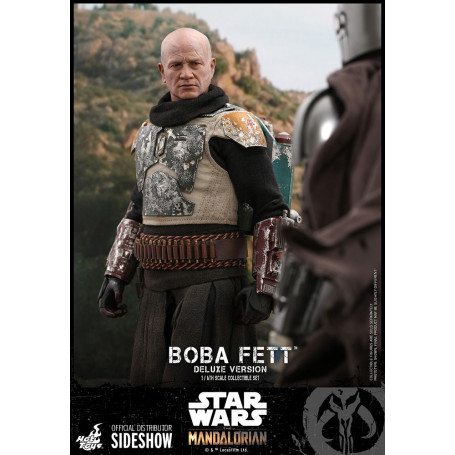 Hot Toys Star Wars El Mandaloriano Boba Fett Versión Deluxe 1/6 Obra Maestra de la Película