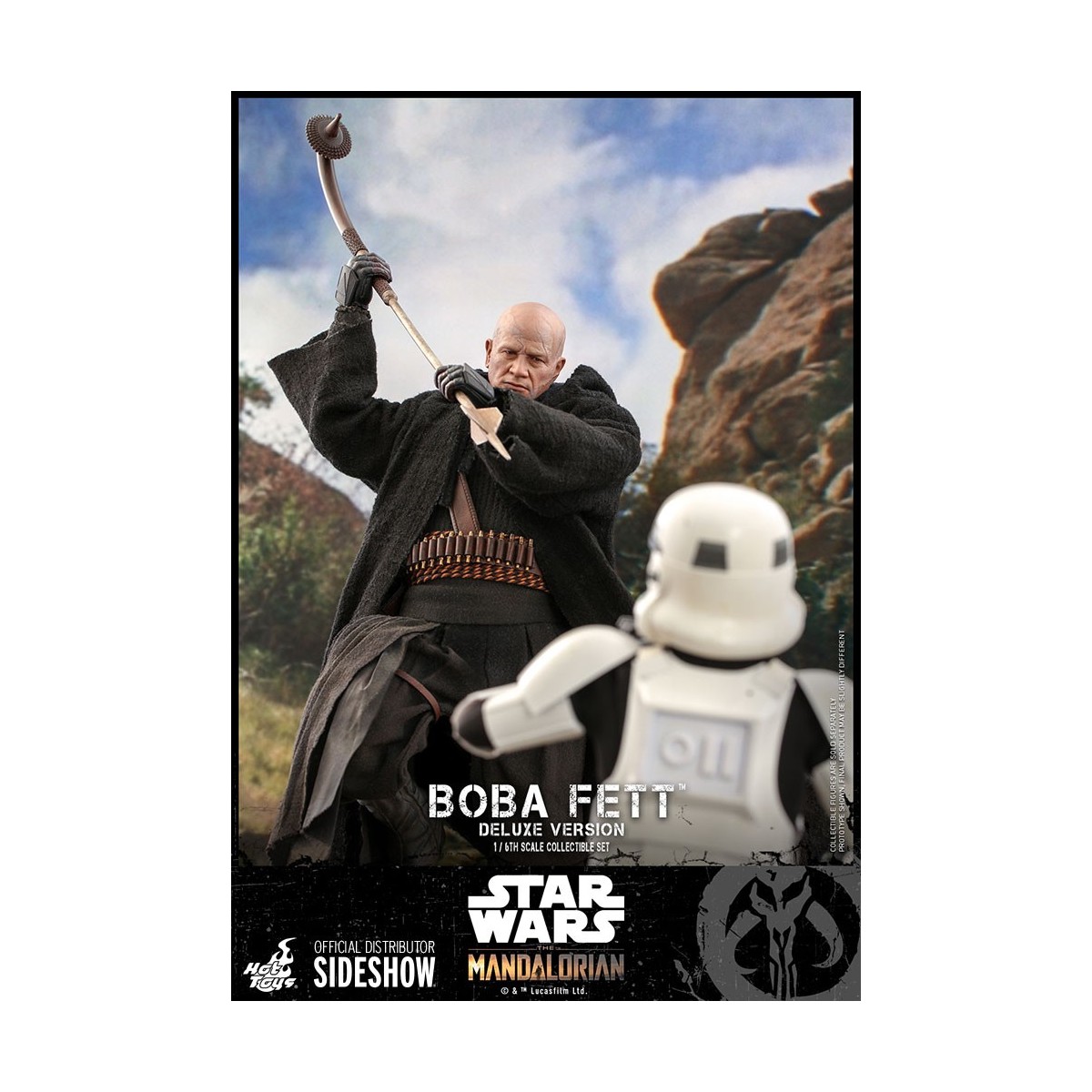 Hot Toys Star Wars El Mandaloriano Boba Fett Versión Deluxe 1/6 Obra Maestra de la Película