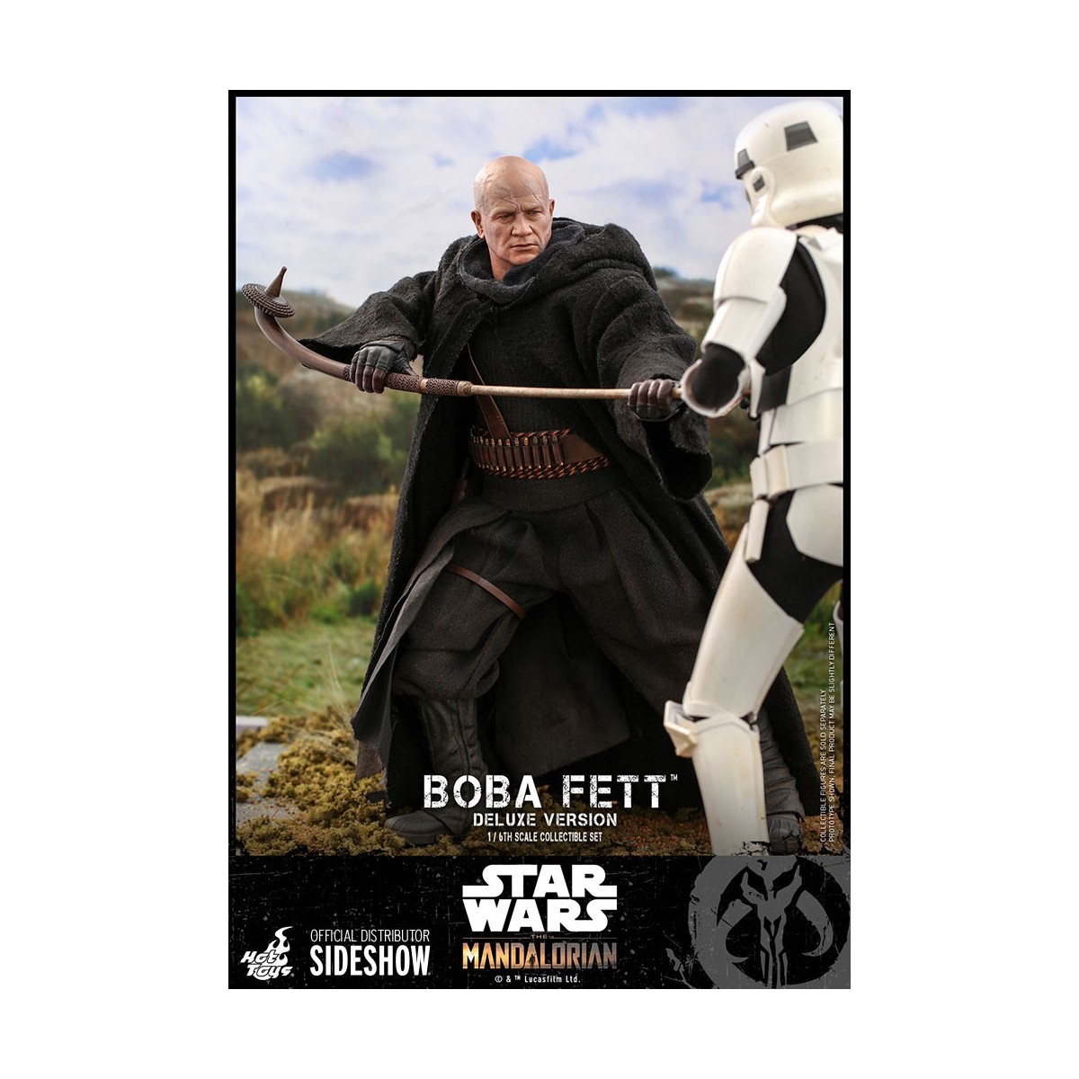 Hot Toys Star Wars El Mandaloriano Boba Fett Versión Deluxe 1/6 Obra Maestra de la Película
