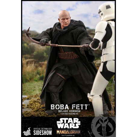 Hot Toys Star Wars El Mandaloriano Boba Fett Versión Deluxe 1/6 Obra Maestra de la Película