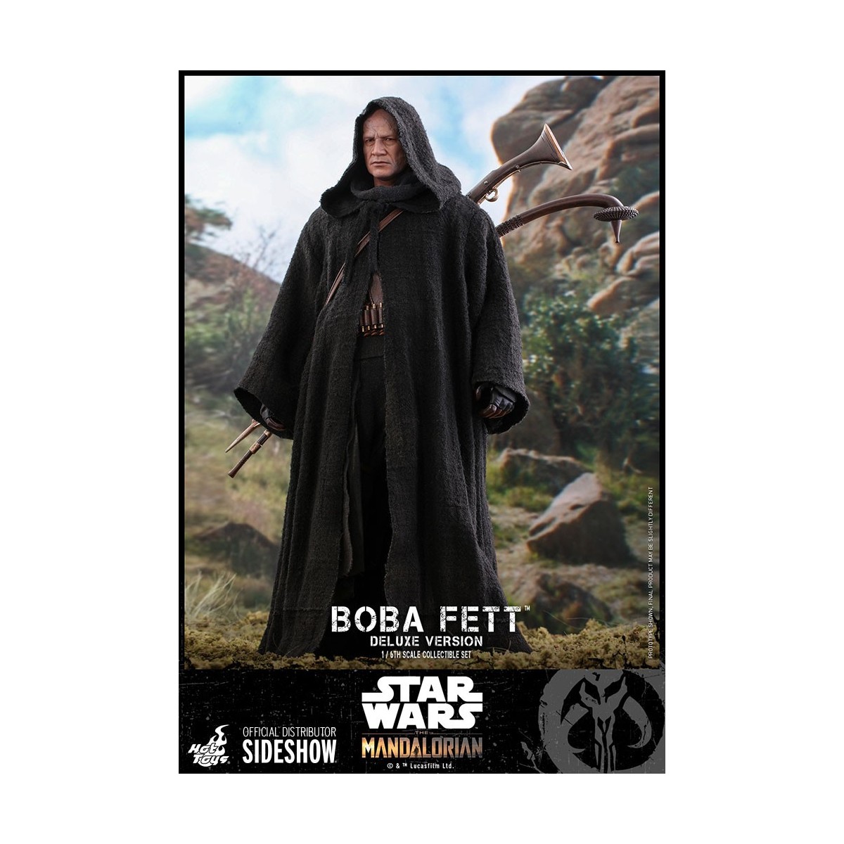 Hot Toys Star Wars El Mandaloriano Boba Fett Versión Deluxe 1/6 Obra Maestra de la Película