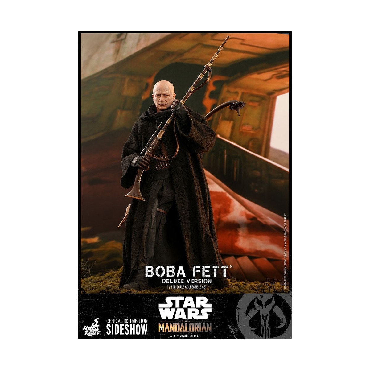 Hot Toys Star Wars El Mandaloriano Boba Fett Versión Deluxe 1/6 Obra Maestra de la Película