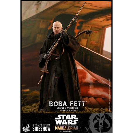 Hot Toys Star Wars El Mandaloriano Boba Fett Versión Deluxe 1/6 Obra Maestra de la Película