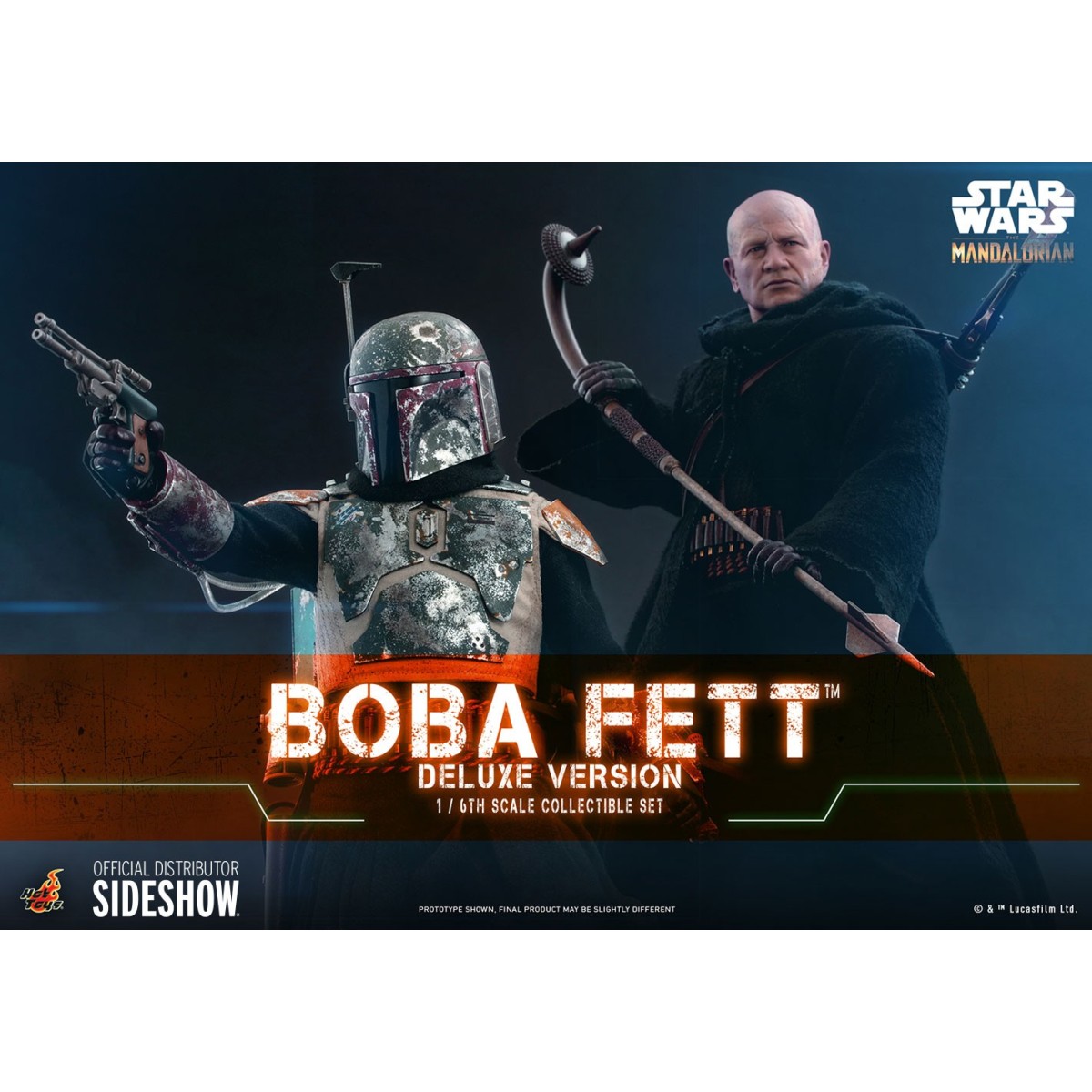 Hot Toys Star Wars El Mandaloriano Boba Fett Versión Deluxe 1/6 Obra Maestra de la Película