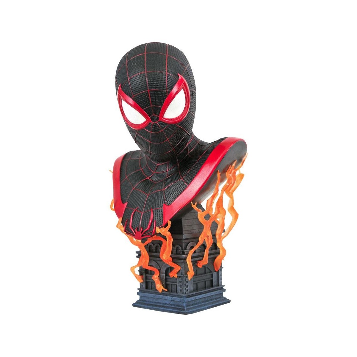 Diamond Select Toys - Busto Gamerverse Miles Morales - LEYENDAS EN 3D - Marvel