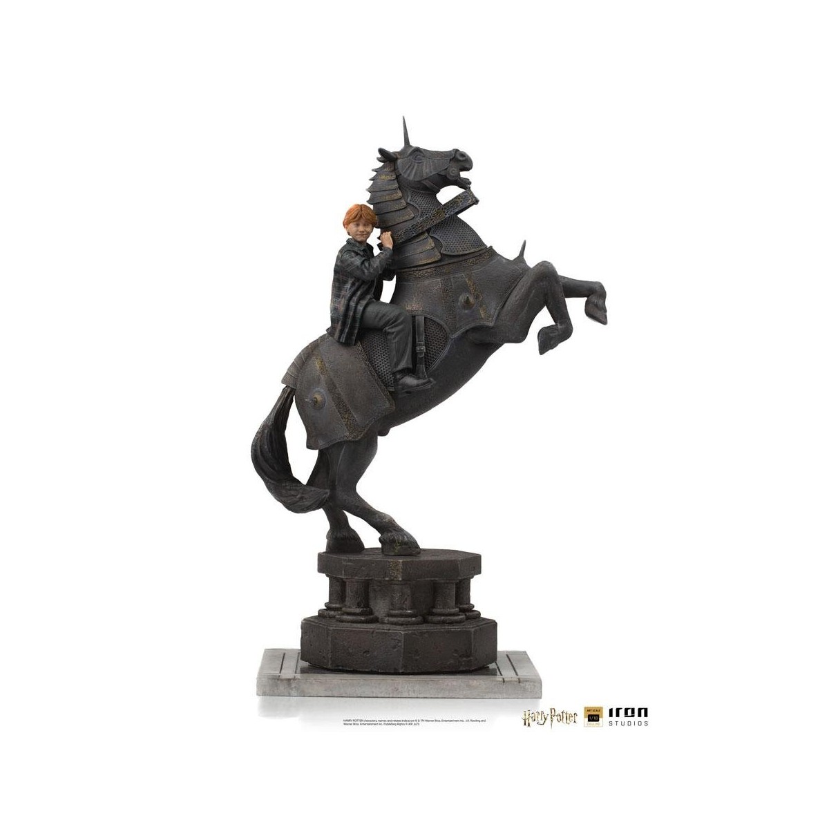 Iron Studios - Harry Potter - Ron Weasley en el ajedrez de los magos BDS Deluxe Art Scale 1/10