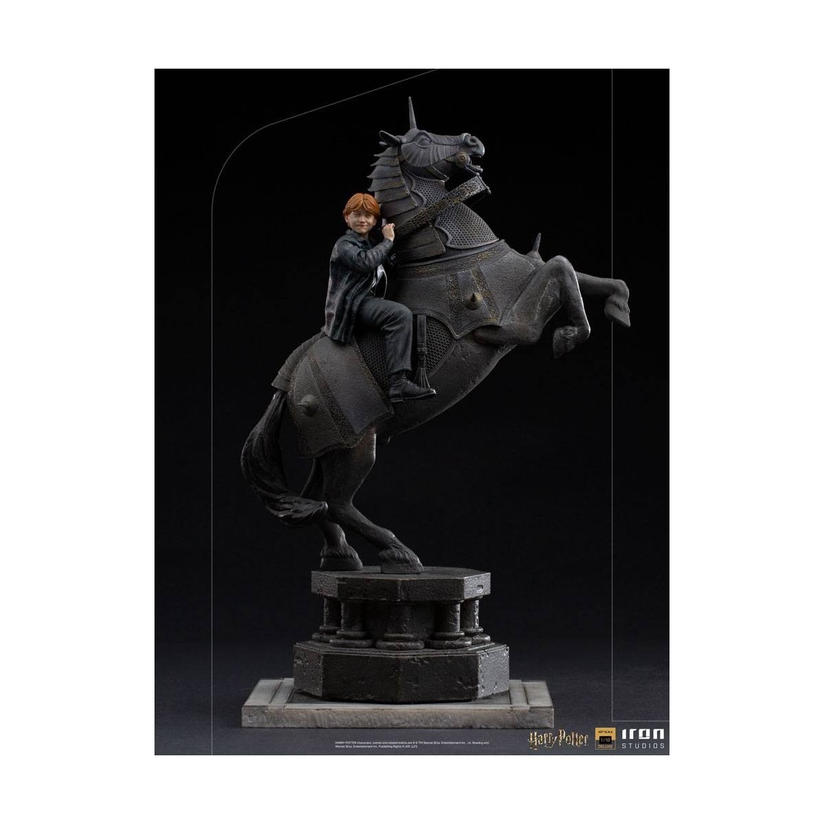 Iron Studios - Harry Potter - Ron Weasley en el ajedrez de los magos BDS Deluxe Art Scale 1/10