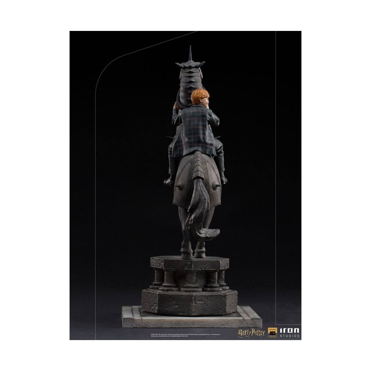 Iron Studios - Harry Potter - Ron Weasley en el ajedrez de los magos BDS Deluxe Art Scale 1/10