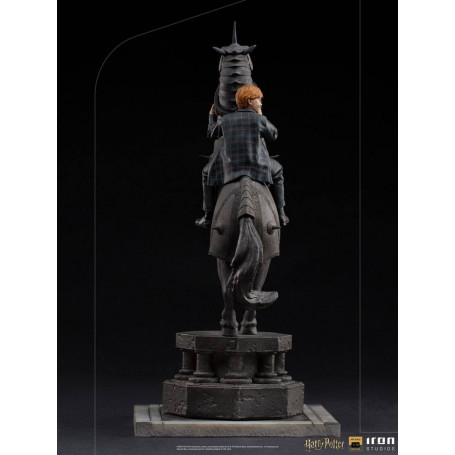 Iron Studios - Harry Potter - Ron Weasley en el ajedrez de los magos BDS Deluxe Art Scale 1/10