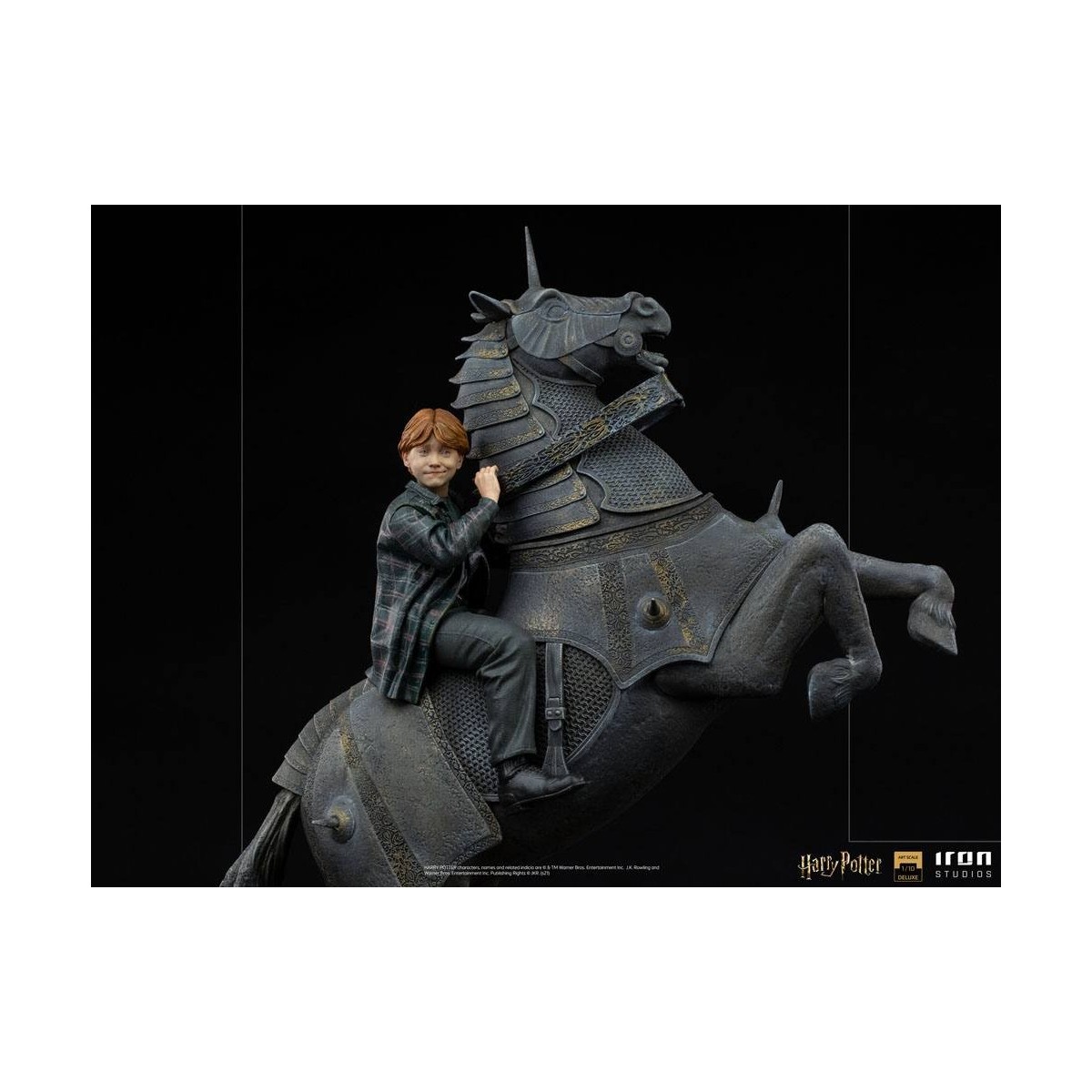 Iron Studios - Harry Potter - Ron Weasley en el ajedrez de los magos BDS Deluxe Art Scale 1/10